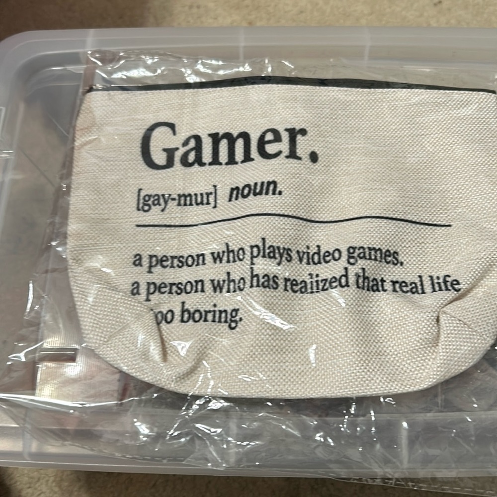 New Gamer pouch or pencil bag